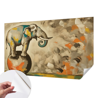 Carta da parati 3D elefante astratto