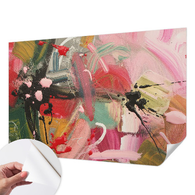 Fotomurale effetto 3D Caos colorato