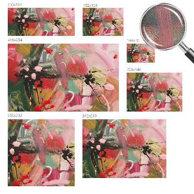 Fotomurale effetto 3D Caos colorato
