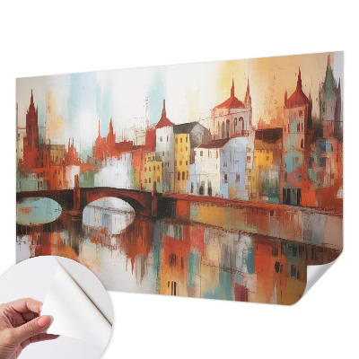 Carta da parati cameretta Paesaggio urbano