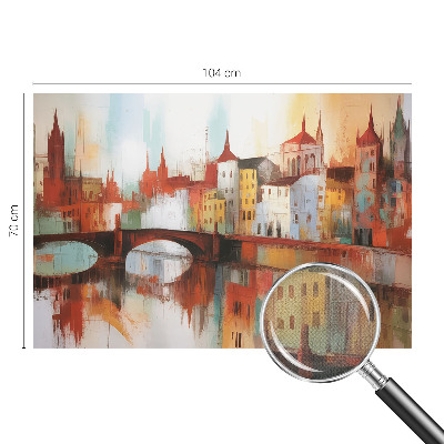 Carta da parati cameretta Paesaggio urbano