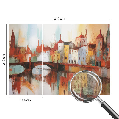 Carta da parati cameretta Paesaggio urbano