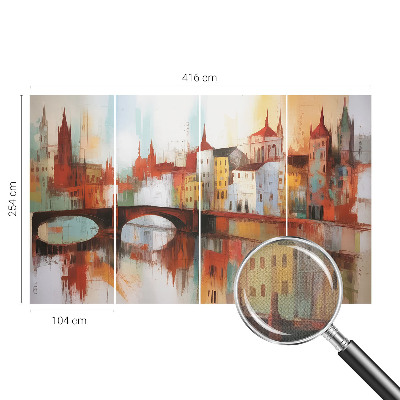 Carta da parati cameretta Paesaggio urbano