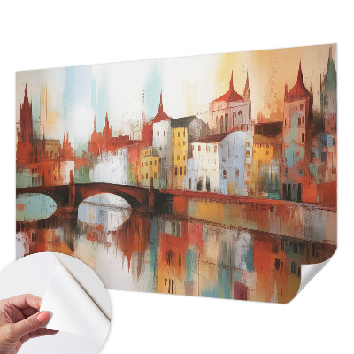 Carta da parati cameretta Paesaggio urbano