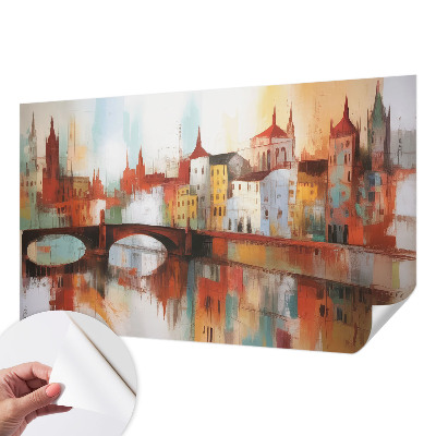 Carta da parati cameretta Paesaggio urbano