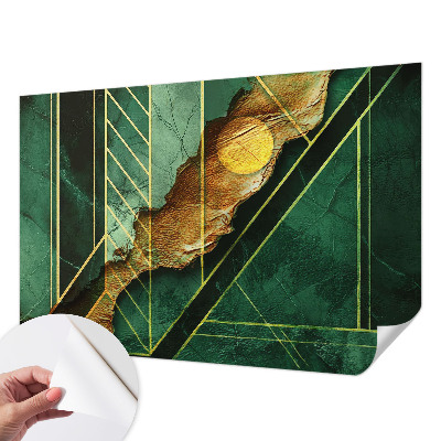 Carta da parati per cameretta tensione geometrica