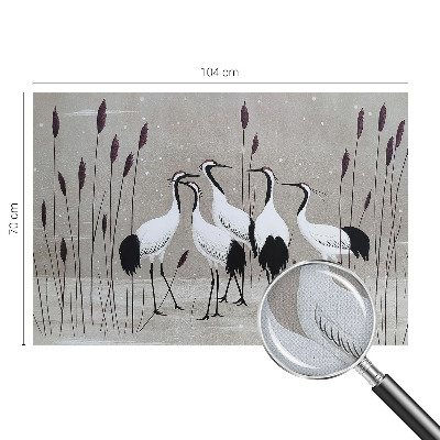 Fotomurale per cameretta Uno stormo di gru