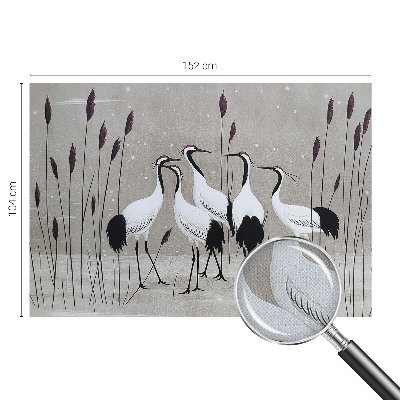 Fotomurale per cameretta Uno stormo di gru