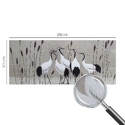 Fotomurale per cameretta Uno stormo di gru