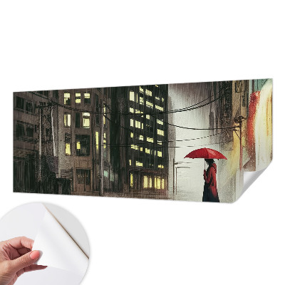 Fotomurale per bambini Città piovosa