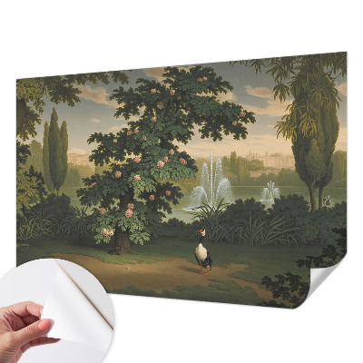 Fotomurale effetto 3D Giardino naturale