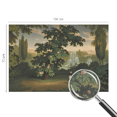 Fotomurale effetto 3D Giardino naturale