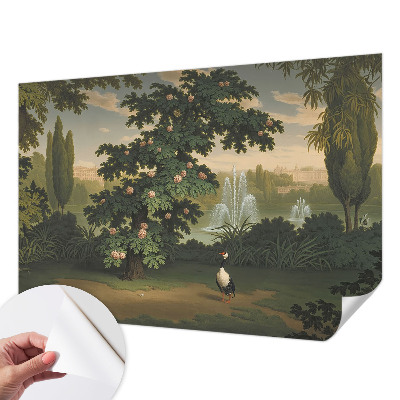 Fotomurale effetto 3D Giardino naturale