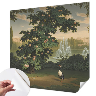 Fotomurale effetto 3D Giardino naturale