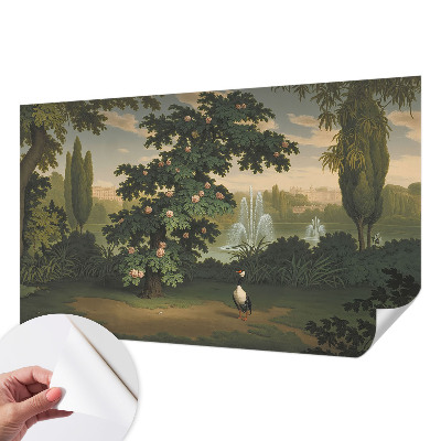 Fotomurale effetto 3D Giardino naturale