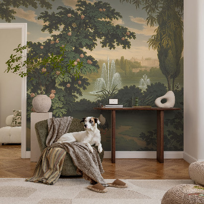 Fotomurale effetto 3D Giardino naturale