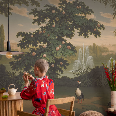 Fotomurale effetto 3D Giardino naturale