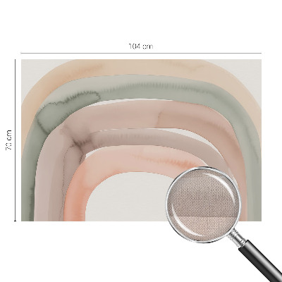 Carta da parati effetto profondità archi arcobaleno