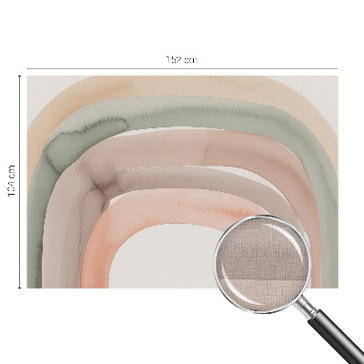 Carta da parati effetto profondità archi arcobaleno