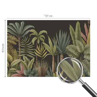 Carta da parati per cameretta giungla tropicale