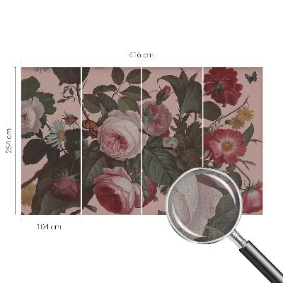 Fotomurale per cameretta Eleganza floreale