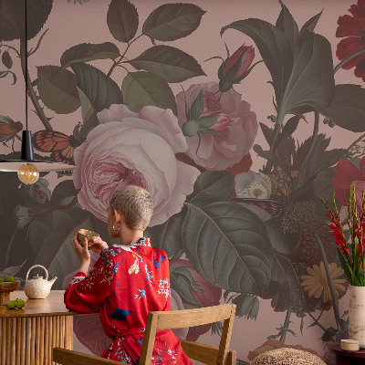 Fotomurale per cameretta Eleganza floreale