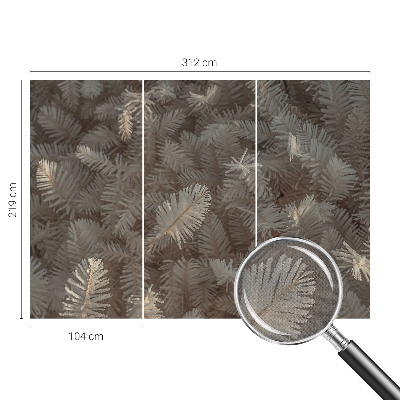 Carta da parati adesiva Rami ghiacciati