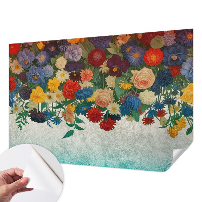 Fotomurale adesivo Fiori colorati