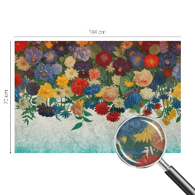 Fotomurale adesivo Fiori colorati