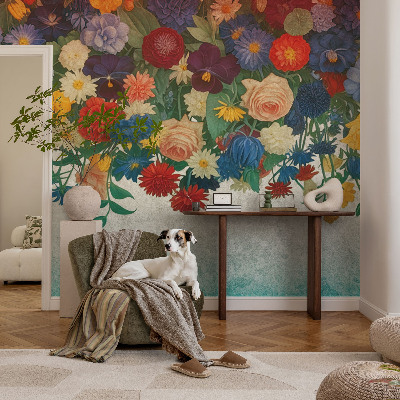 Fotomurale adesivo Fiori colorati