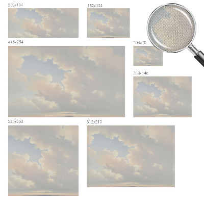 Carta da parati 3D Cielo pastello