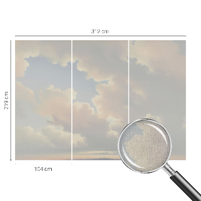 Carta da parati 3D Cielo pastello
