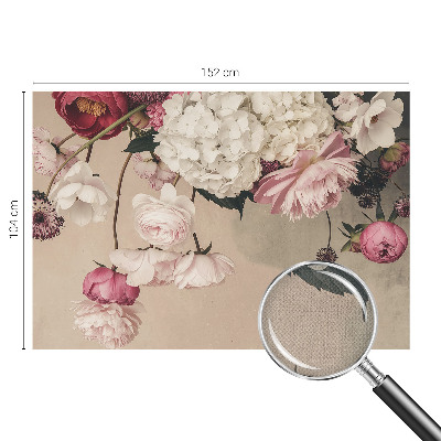 Fotomurale effetto 3D Fiori romantici