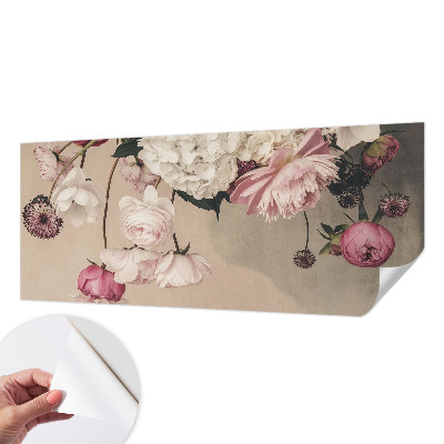 Fotomurale effetto 3D Fiori romantici