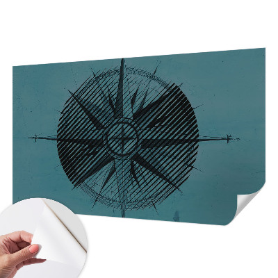 Carta da parati effetto profondità Bussola marina