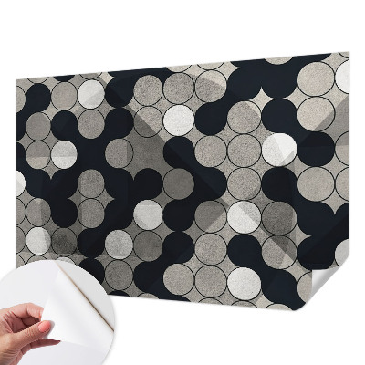 Carta da parati adesiva Cerchi geometrici