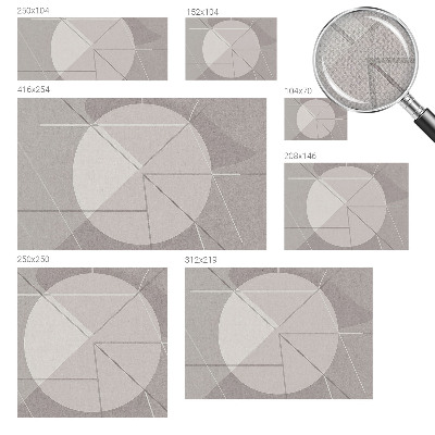 Carta da parati 3D geometria astratta