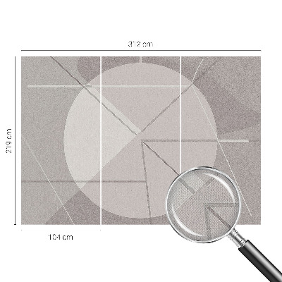 Carta da parati 3D geometria astratta