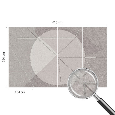 Carta da parati 3D geometria astratta