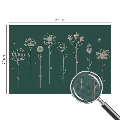 Fotomurale effetto 3D Fiori delicati