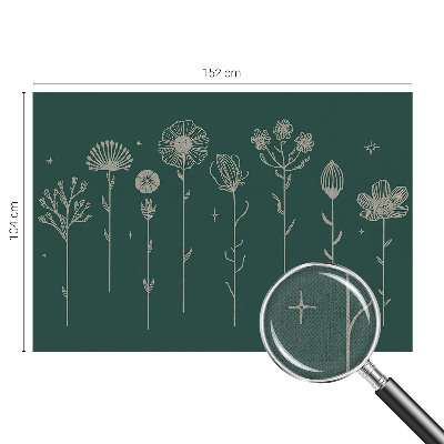 Fotomurale effetto 3D Fiori delicati
