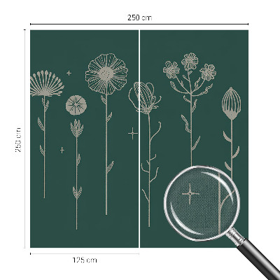 Fotomurale effetto 3D Fiori delicati