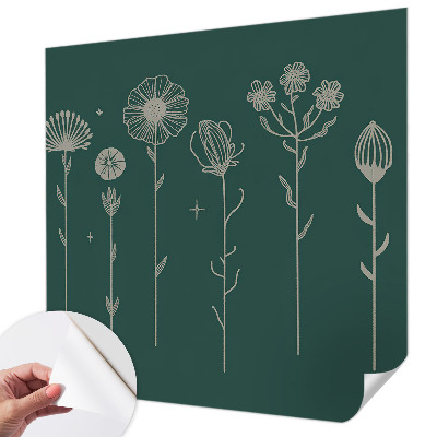 Fotomurale effetto 3D Fiori delicati