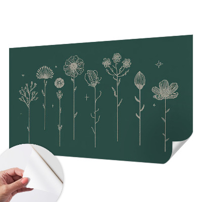 Fotomurale effetto 3D Fiori delicati