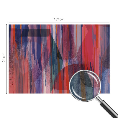 Carta da parati panoramica effetto 3D Strisce arcobaleno