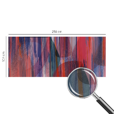 Carta da parati panoramica effetto 3D Strisce arcobaleno