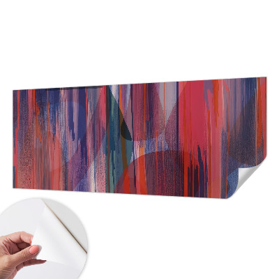 Carta da parati panoramica effetto 3D Strisce arcobaleno