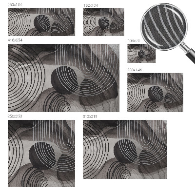 Fotomurale effetto 3D Armonia delle forme