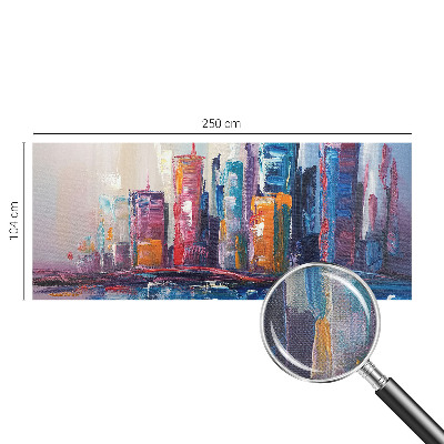 Fotomurale 3D Città colorata