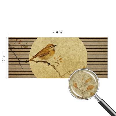 Carta da parati effetto profondità Uccello dell'armonia